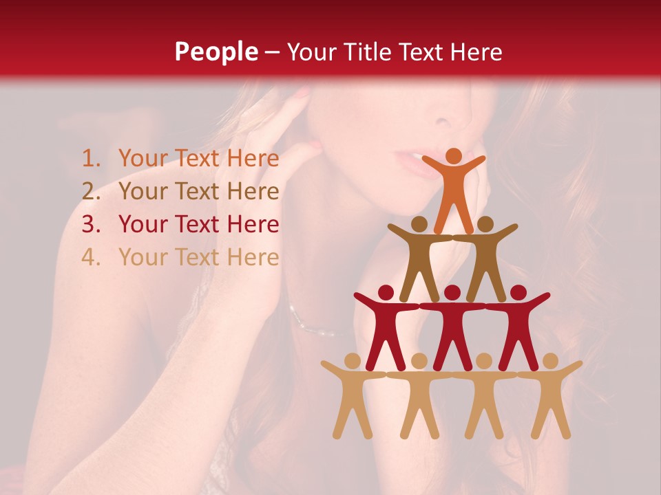 Seductive  Beauty PowerPoint Template