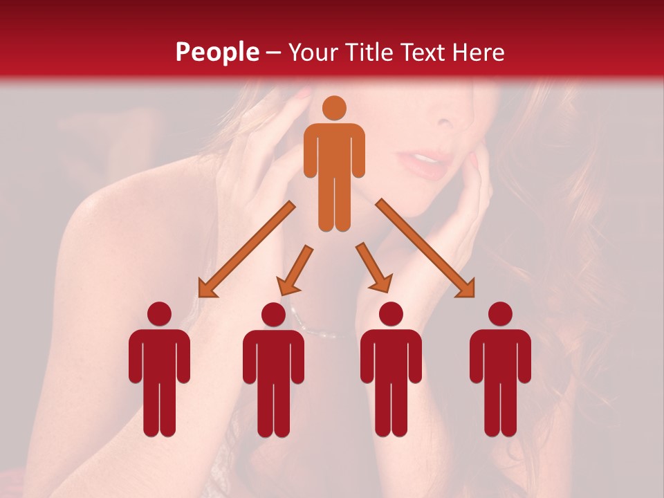 Seductive  Beauty PowerPoint Template