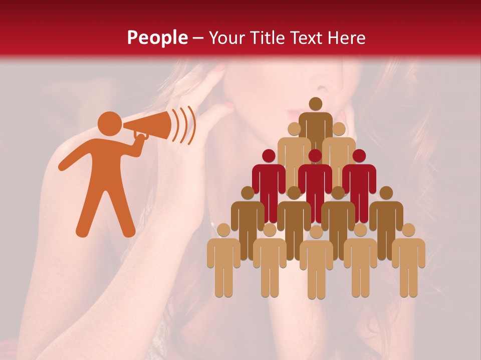 Seductive  Beauty PowerPoint Template