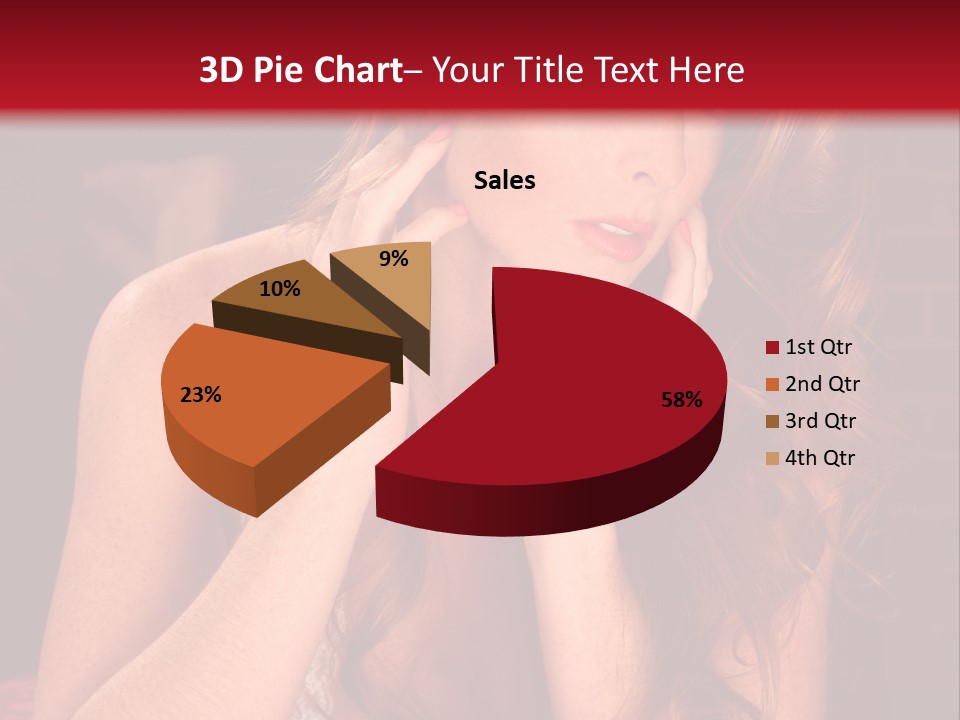 Seductive  Beauty PowerPoint Template