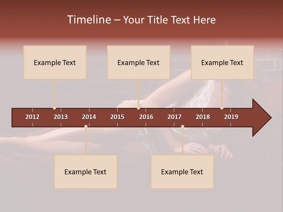 Bra Lady Freckles PowerPoint Template