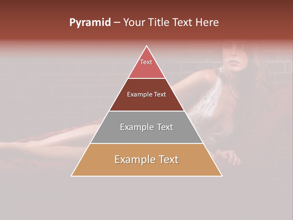 Bra Lady Freckles PowerPoint Template