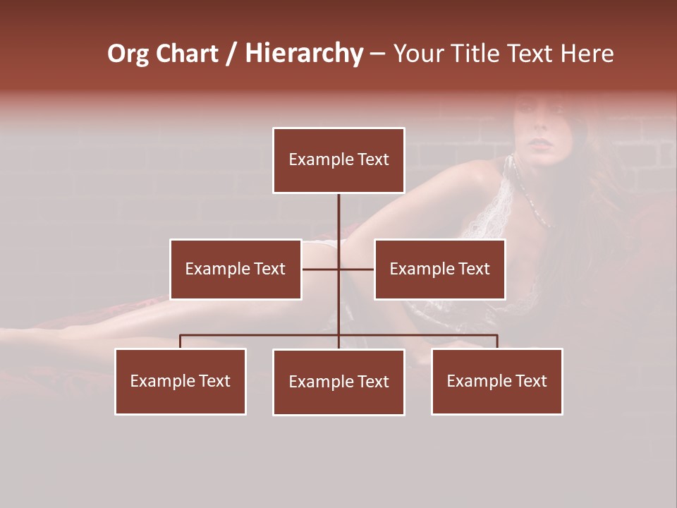 Bra Lady Freckles PowerPoint Template