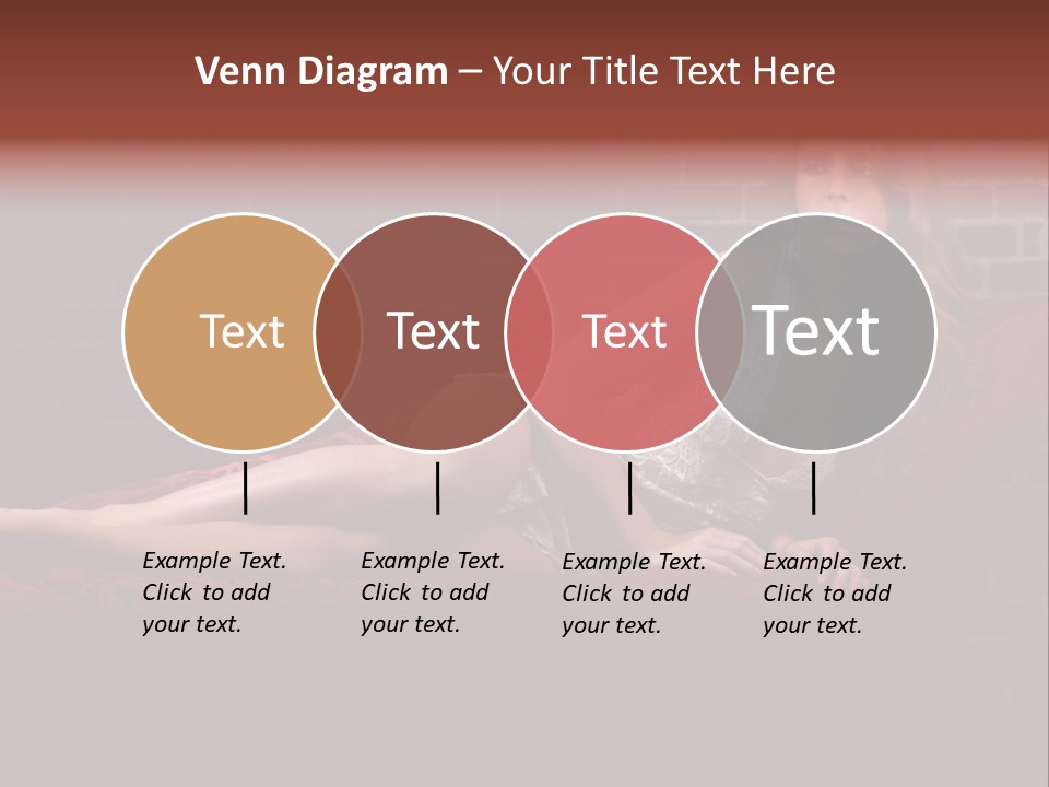 Bra Lady Freckles PowerPoint Template