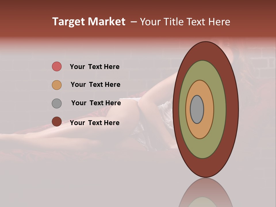 Bra Lady Freckles PowerPoint Template