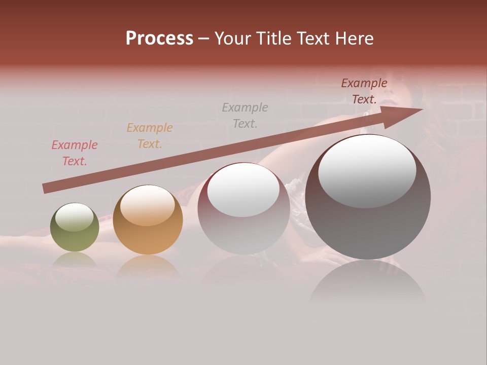 Bra Lady Freckles PowerPoint Template