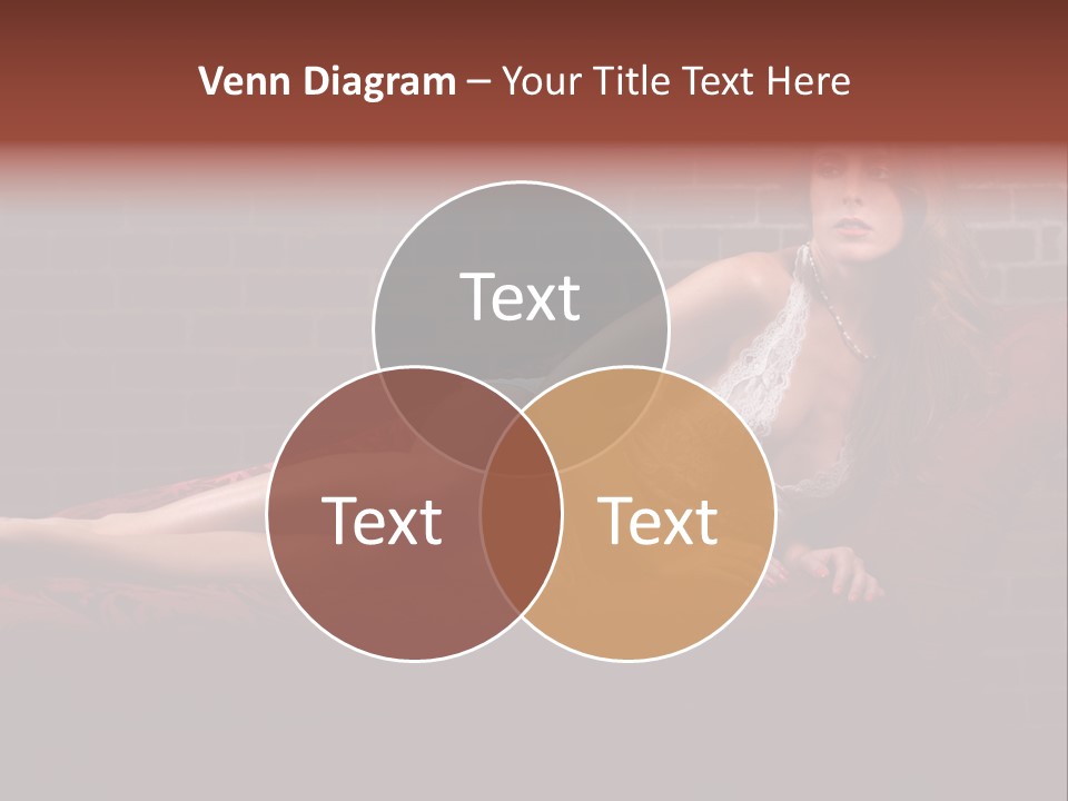 Bra Lady Freckles PowerPoint Template