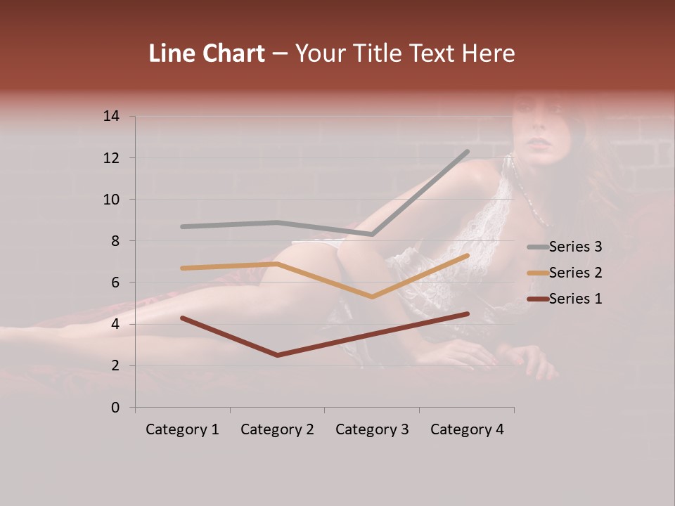 Bra Lady Freckles PowerPoint Template