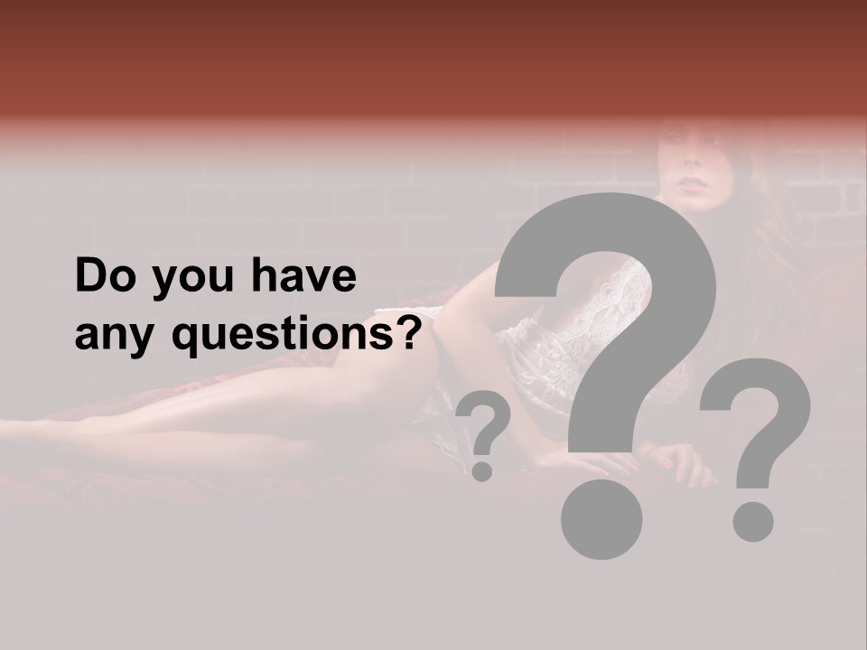 Bra Lady Freckles PowerPoint Template