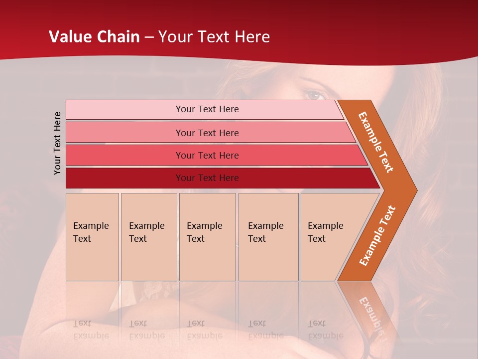 Young Boudoir Blonde PowerPoint Template