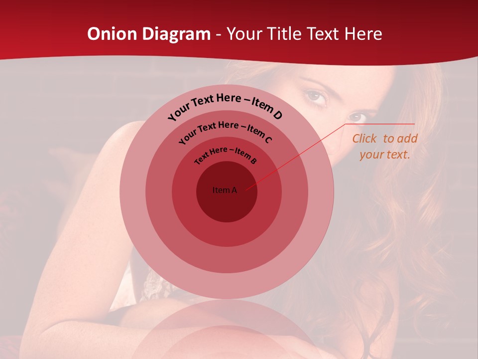 Young Boudoir Blonde PowerPoint Template