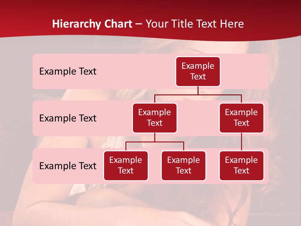 Young Boudoir Blonde PowerPoint Template