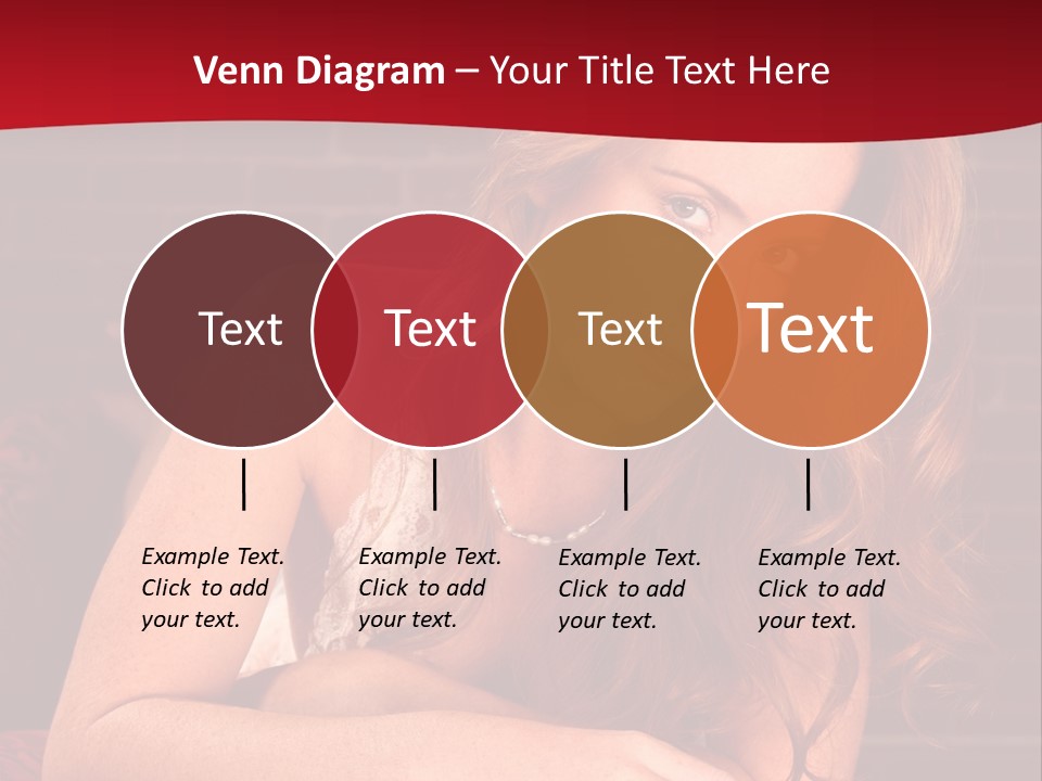 Young Boudoir Blonde PowerPoint Template