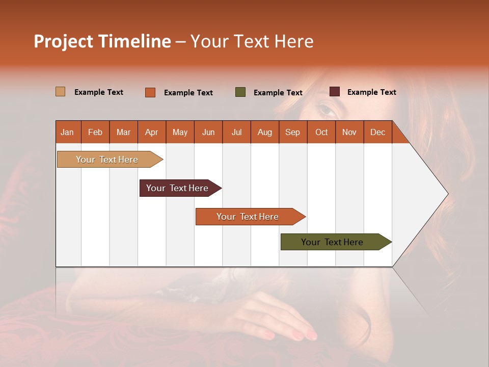 Lingerie Body Blonde PowerPoint Template