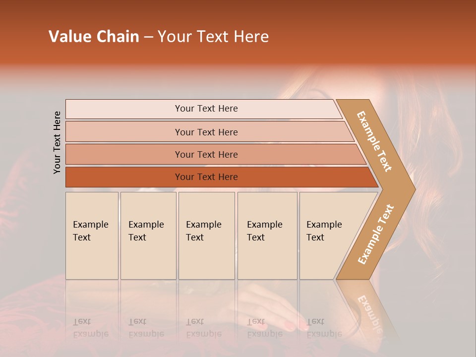 Lingerie Body Blonde PowerPoint Template