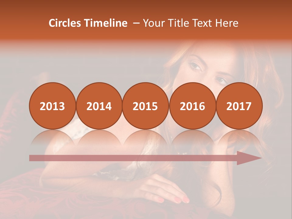 Lingerie Body Blonde PowerPoint Template