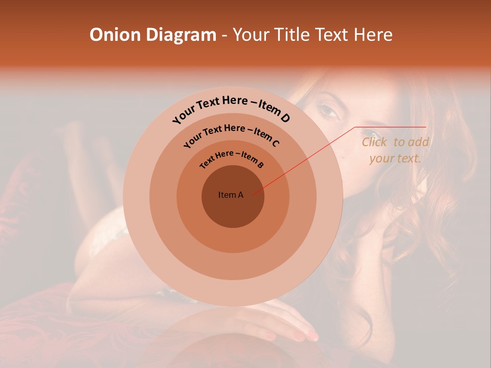 Lingerie Body Blonde PowerPoint Template