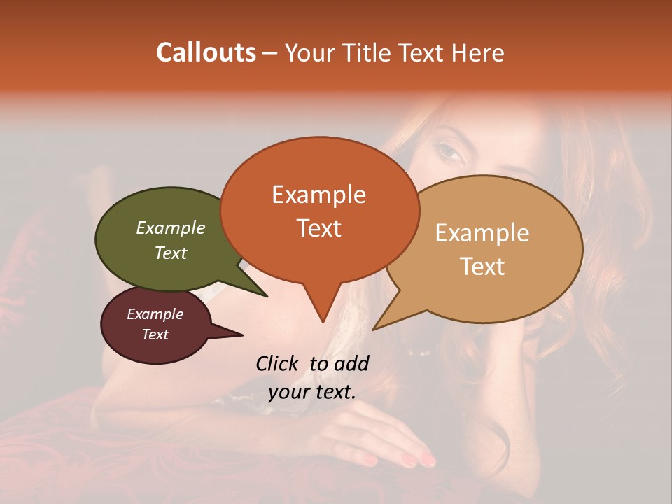 Lingerie Body Blonde PowerPoint Template