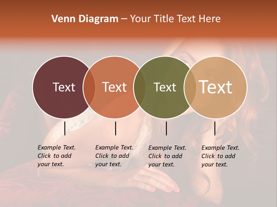 Lingerie Body Blonde PowerPoint Template