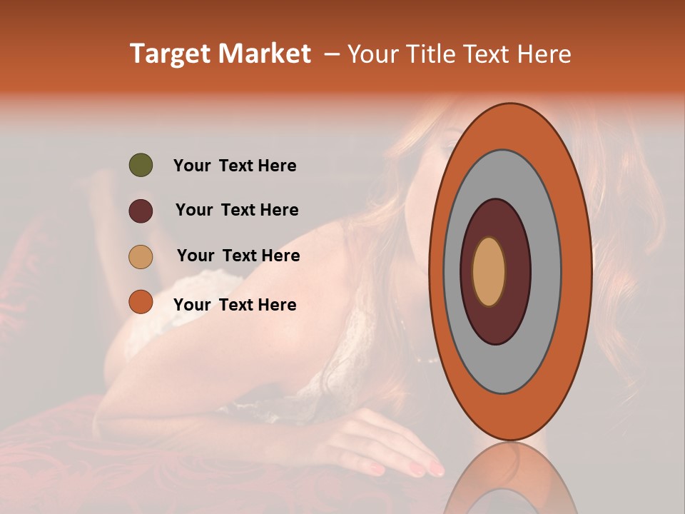 Lingerie Body Blonde PowerPoint Template