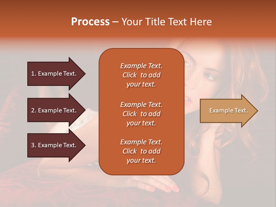 Lingerie Body Blonde PowerPoint Template