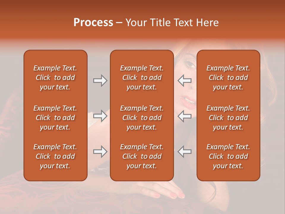 Lingerie Body Blonde PowerPoint Template