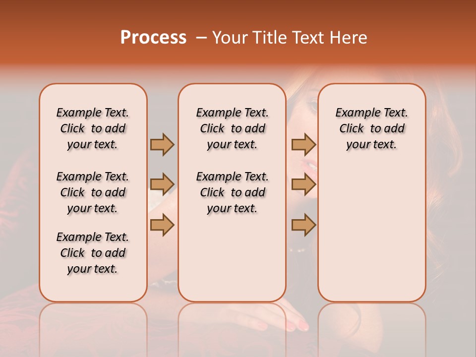 Lingerie Body Blonde PowerPoint Template