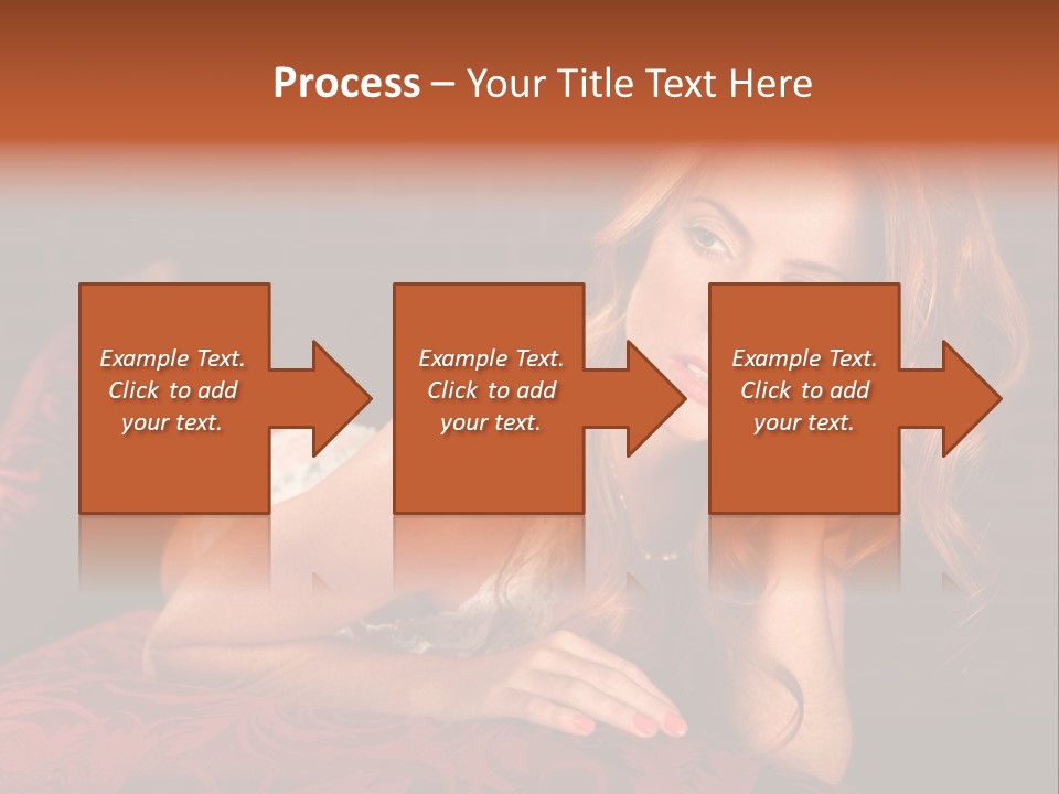 Lingerie Body Blonde PowerPoint Template