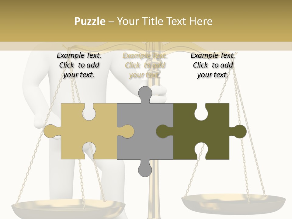 White Isolated Measurement PowerPoint Template