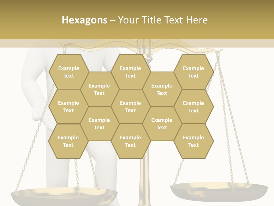 White Isolated Measurement PowerPoint Template