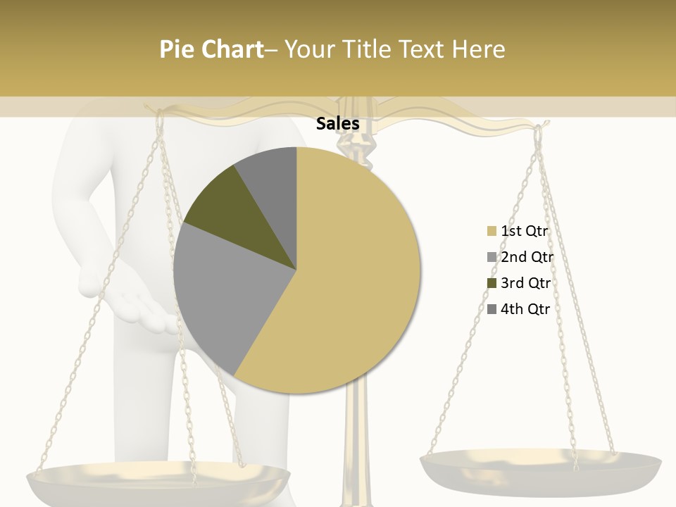 White Isolated Measurement PowerPoint Template