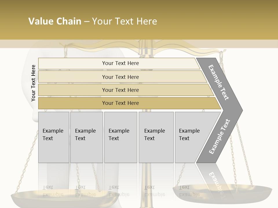 White Isolated Measurement PowerPoint Template