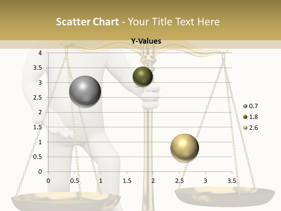 White Isolated Measurement PowerPoint Template