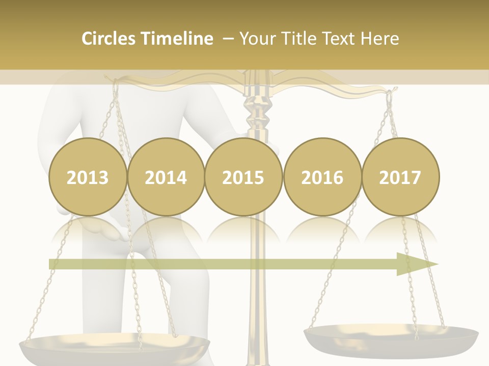 White Isolated Measurement PowerPoint Template
