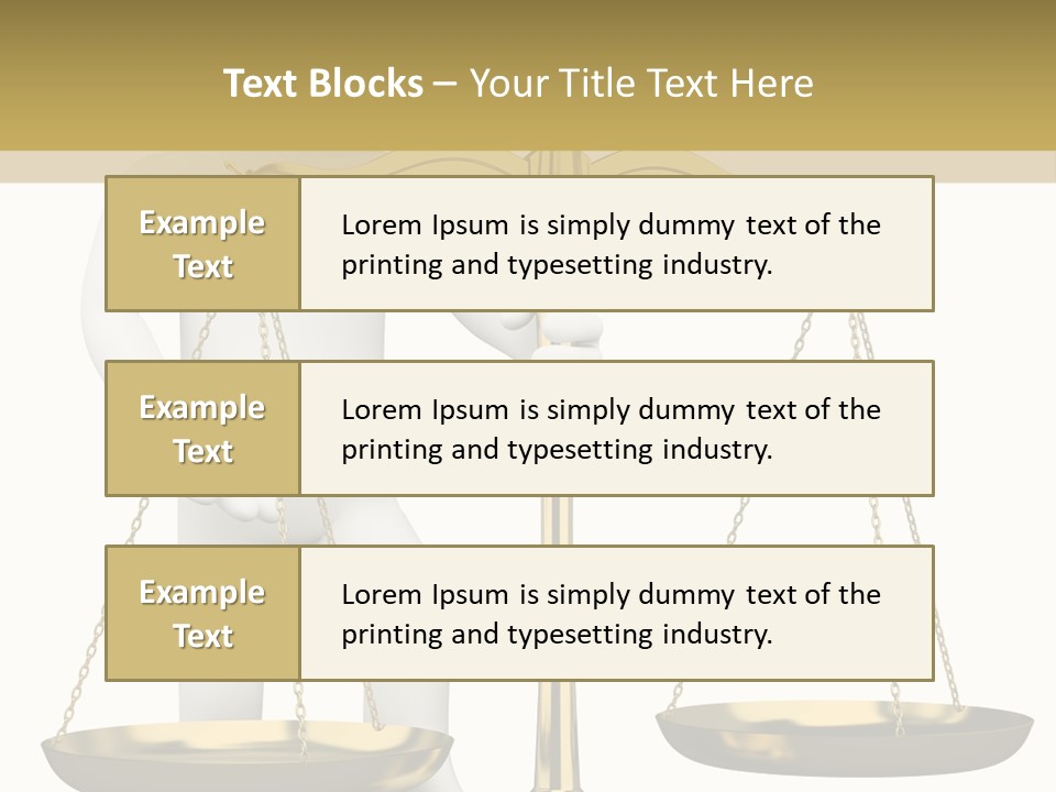 White Isolated Measurement PowerPoint Template