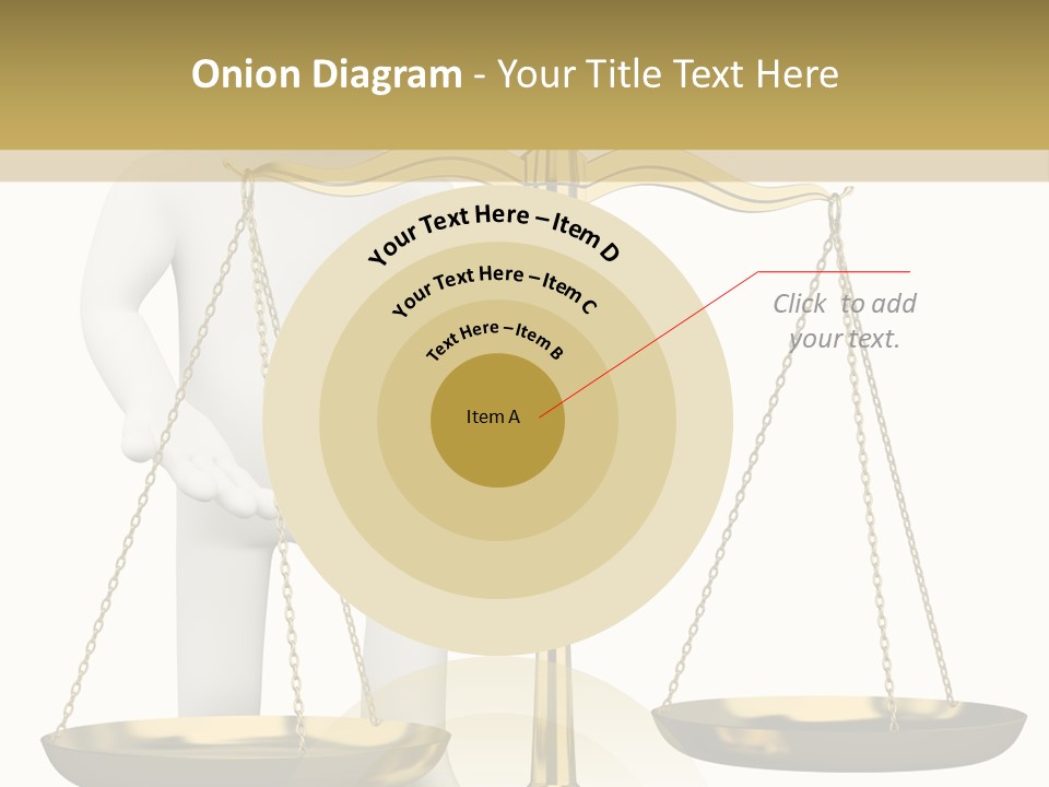 White Isolated Measurement PowerPoint Template