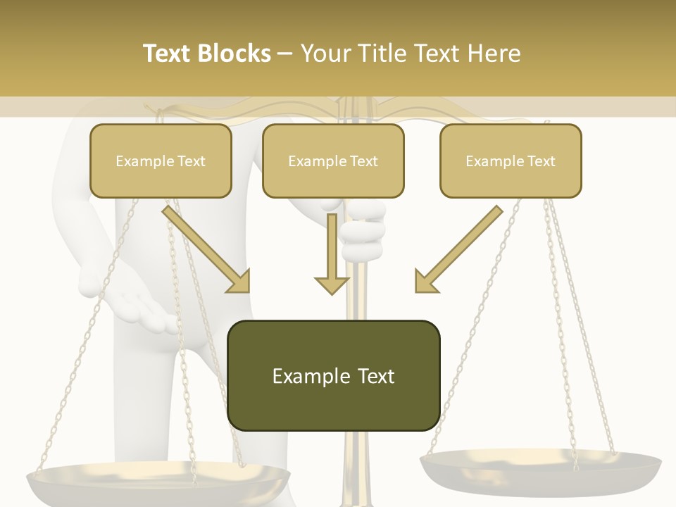 White Isolated Measurement PowerPoint Template