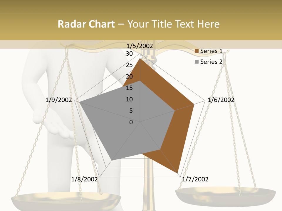 White Isolated Measurement PowerPoint Template