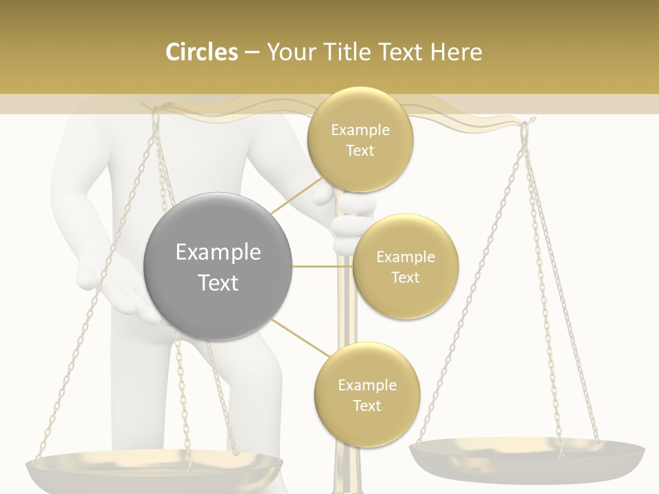 White Isolated Measurement PowerPoint Template