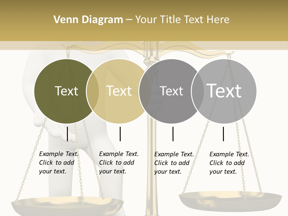 White Isolated Measurement PowerPoint Template