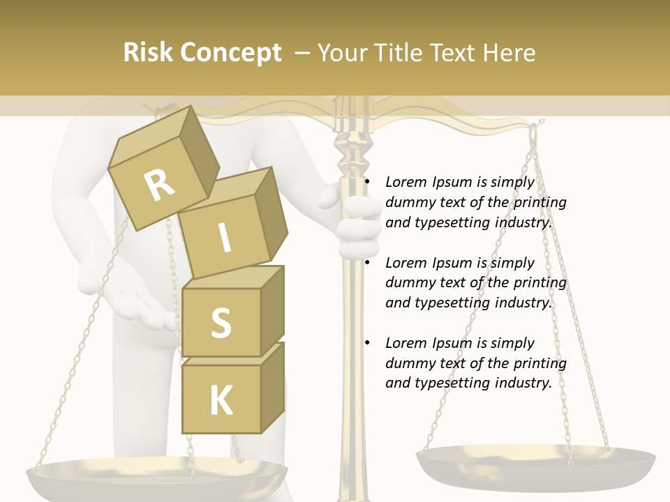 White Isolated Measurement PowerPoint Template