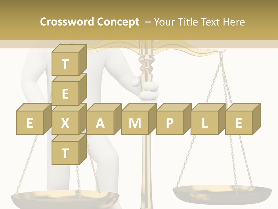 White Isolated Measurement PowerPoint Template
