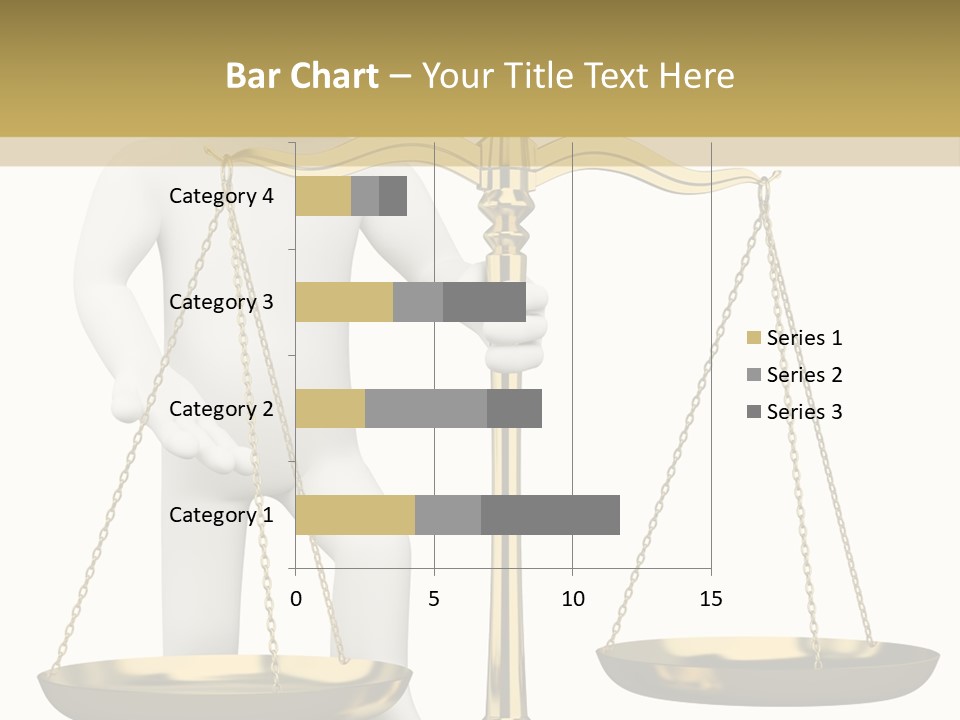 White Isolated Measurement PowerPoint Template