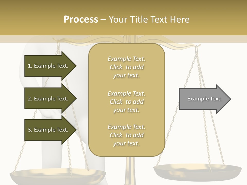 White Isolated Measurement PowerPoint Template