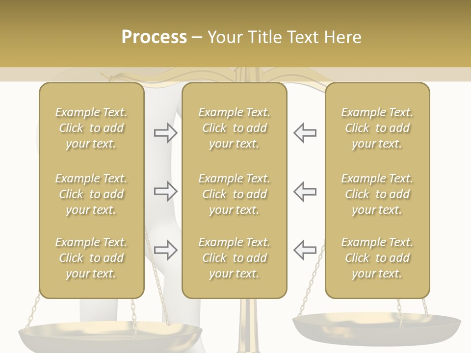 White Isolated Measurement PowerPoint Template
