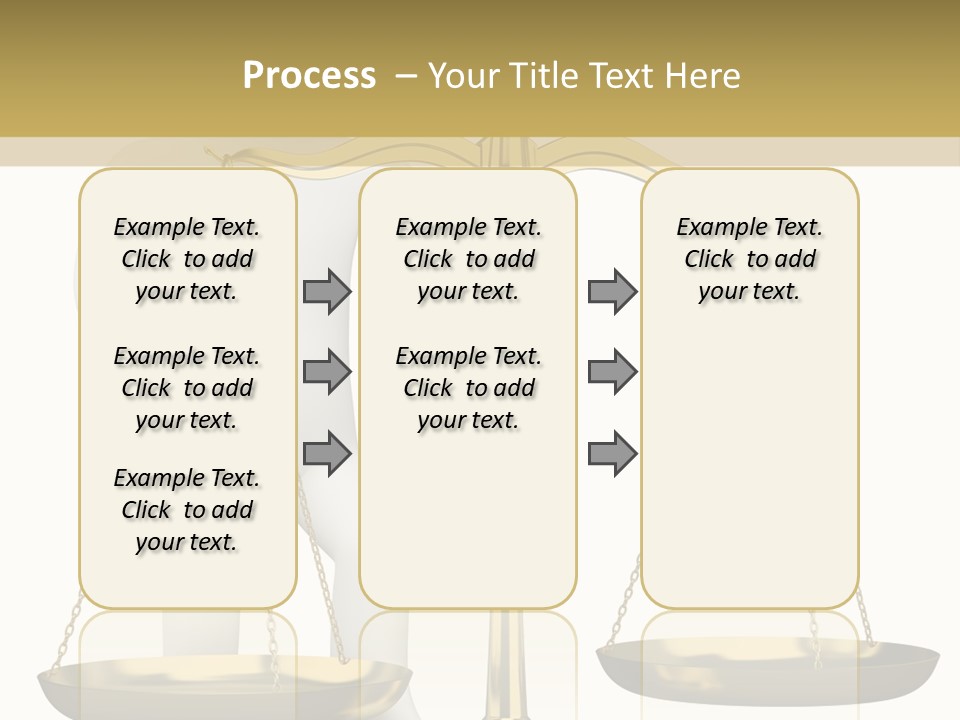 White Isolated Measurement PowerPoint Template