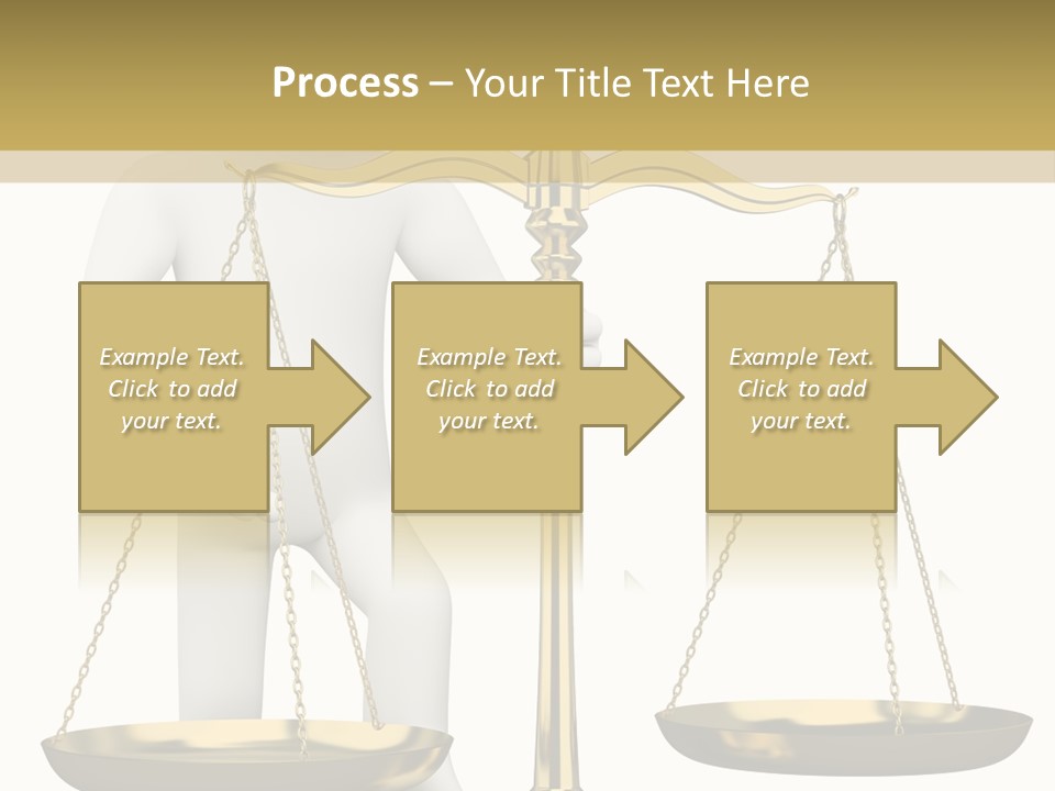 White Isolated Measurement PowerPoint Template