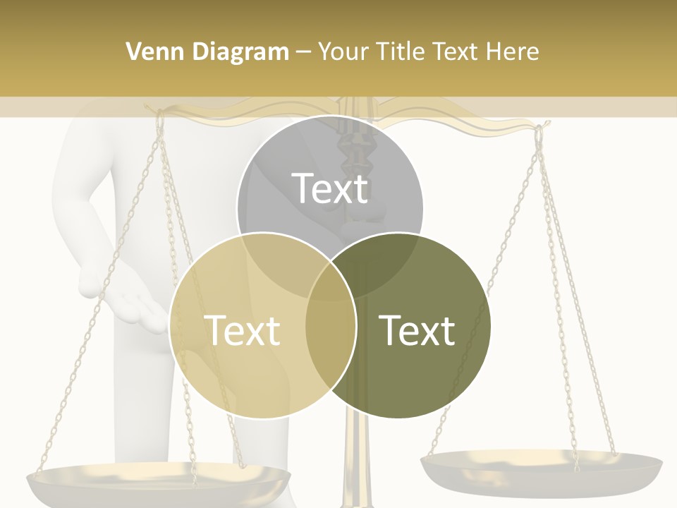 White Isolated Measurement PowerPoint Template