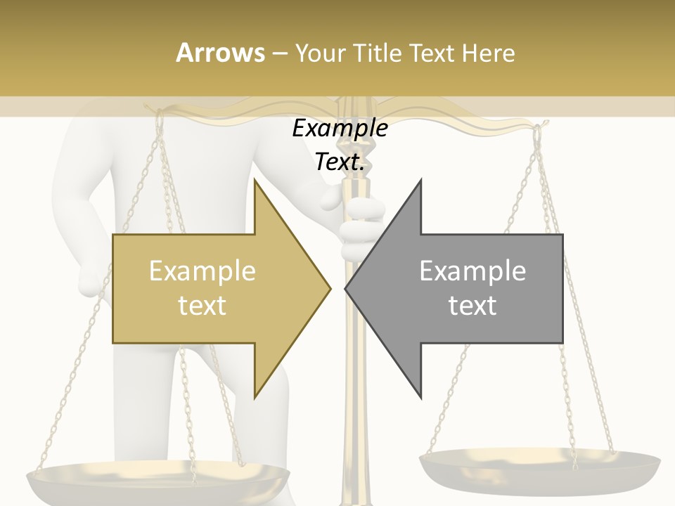 White Isolated Measurement PowerPoint Template