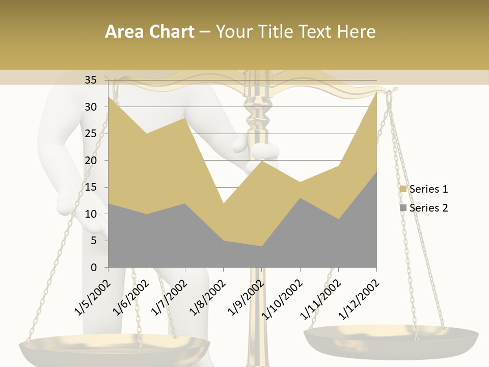 White Isolated Measurement PowerPoint Template